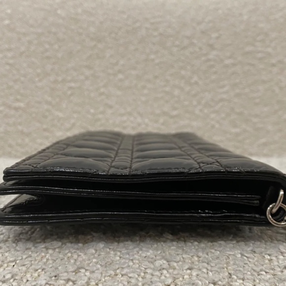 Authentic Pre-Owned Dior Lady Dior Patent Cannage Pouch on Chain Vintage - Picture 8 of 16